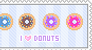 Stamp: I love Donuts