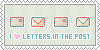 Stamp: I love letters in the post by apparate