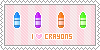 Stamp: I love Crayons
