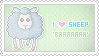 Stamp: I love Sheep 2 by apparate