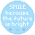 Free Avatar: Smile Text (Day 28 - Smile) by apparate