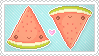 Stamp: I love Watermelon by apparate