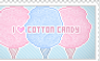 Stamp: I love cotton candy