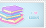Stamp: I love Books