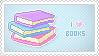 Stamp: I love Books