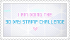 I am doing the 30 day stamp challenge