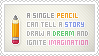 Stamp: A Single Pencil (Challenge: Object)
