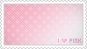 Stamp: I love Pink