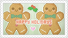 Stamp: Happy Holidays by apparate