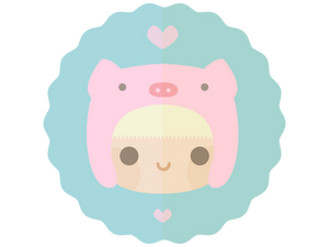 Kawaii Pig Hat