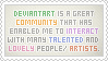 Stamp: DeviantArt is a great community!