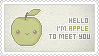 Stamp: Apple to Meet You by apparate