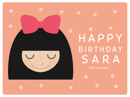 Happy Birthday Sara