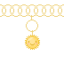 Charm Bracelet: Gold Sun by apparate Charm Bracelet: Gold Sun by apparate
