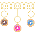 Charm Bracelet: Gold Donuts by apparate Charm Bracelet: Gold Donuts by apparate