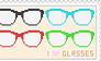 Stamp: I Love Glasses