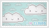 Stamp: I Love Clouds