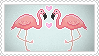 Stamp: Flamingos