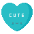 Free Avatar: Pixel Candy Heart (Cute)