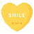 Free Avatar: Pixel Candy Heart (Smile)