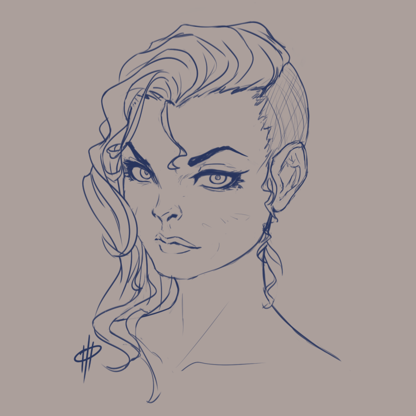 Grian Bust Sketch