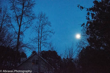 Moon And House