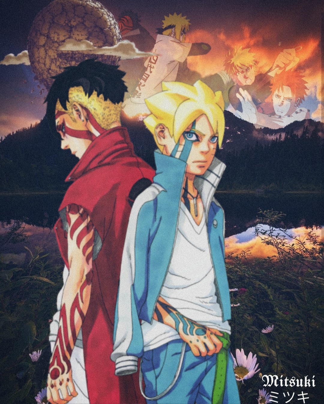 Uzumaki Boruto VS Kawaki by WanoKuni on DeviantArt