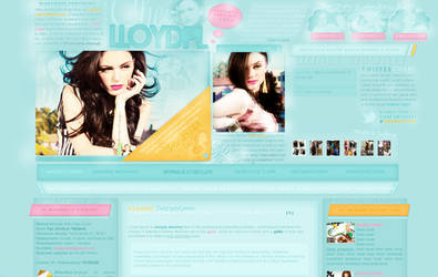 Cher Lloyd layout