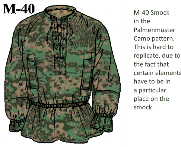 palmenmuster M-40 Smock