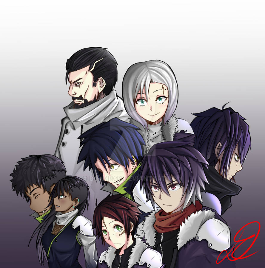 Dark Rage manga characters by Dcampad on DeviantArt