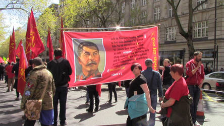 Stalin banner (London Mayday 2016)