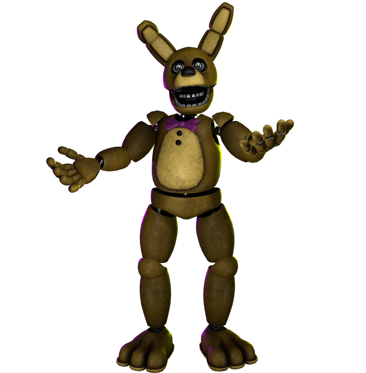 Springbonee FNaF Help Wanted: Spring Bonnie Render by ThatManZan on DeviantArt