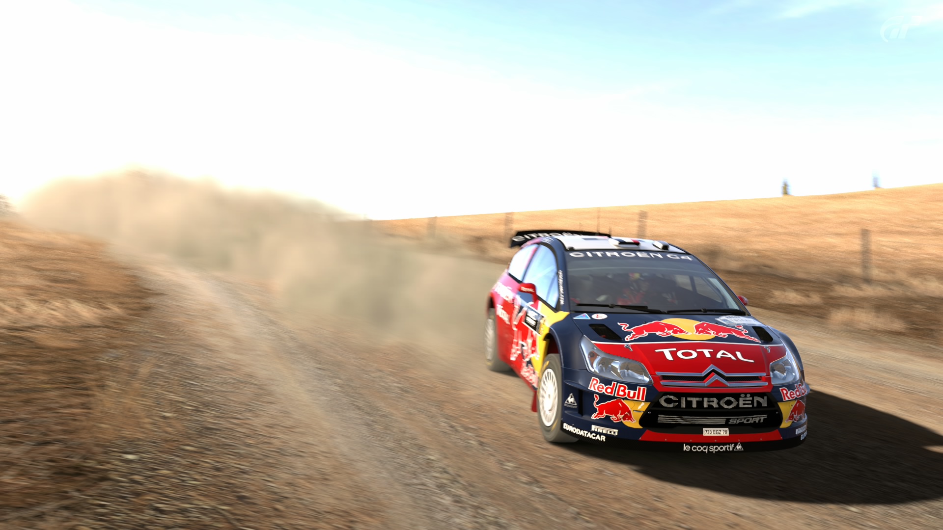 Citroen C4 WRC in Toscania.