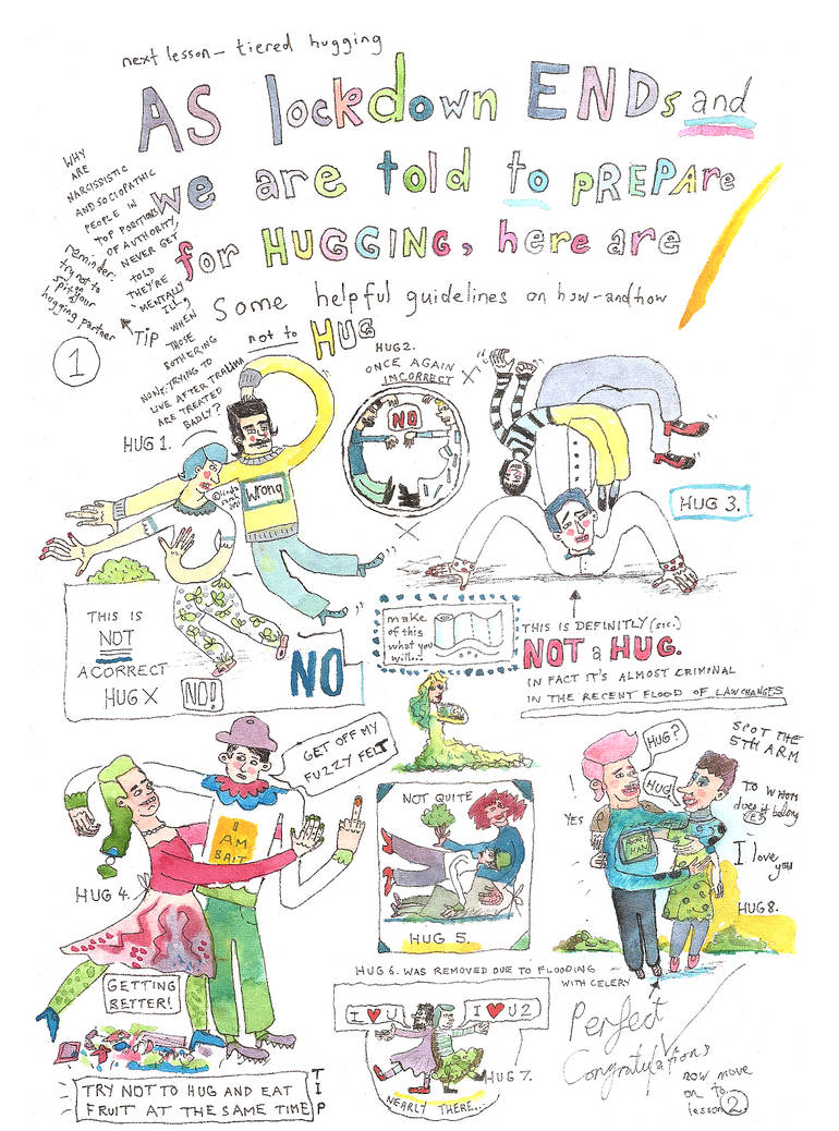 Hug And Rocking Visual How To Hug After Lockdown - a visual guide by iamlindasarah on DeviantArt