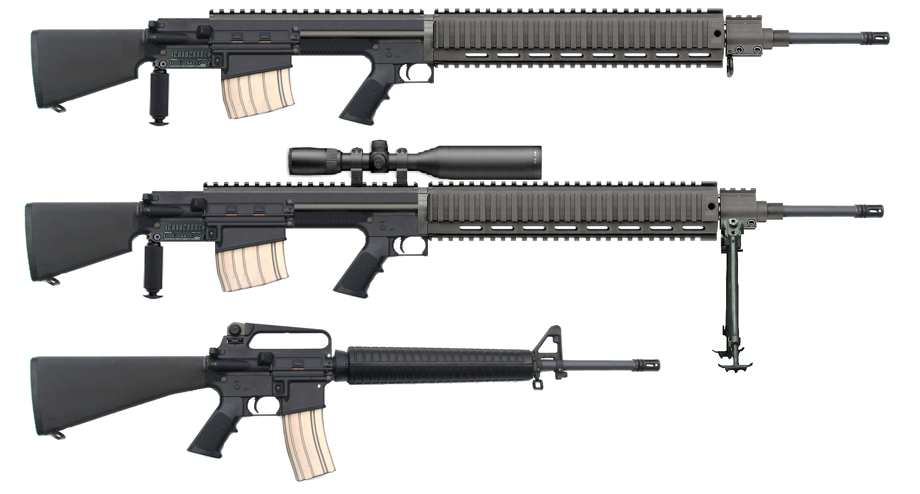 M16 Bullpup .50 Cal Sniper