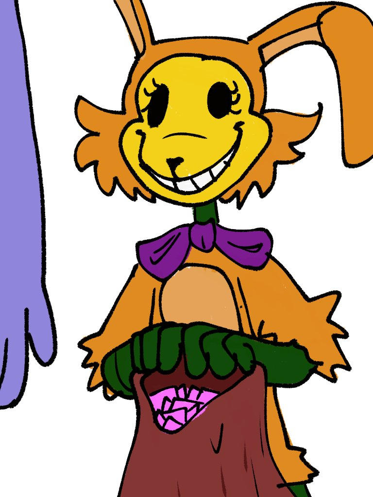 Baby Pumpkin Rabbit by S1llyG00ber on DeviantArt