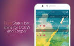 Free status bar skins for UCCW and Zooper widget