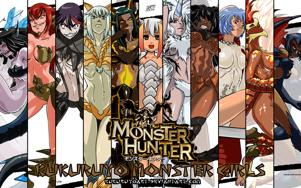 Monster hunter Monster girls Wallpaper
