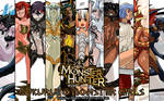 Monster hunter Monster girls Wallpaper by KukuruyoArt