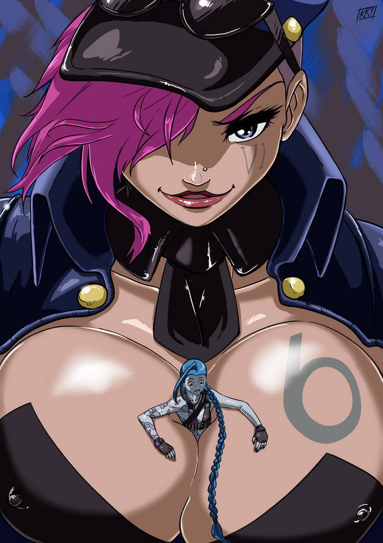 Vi and Jinx: Booby trap by KukuruyoArt