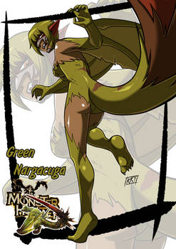 Green Nargacuga monster girl