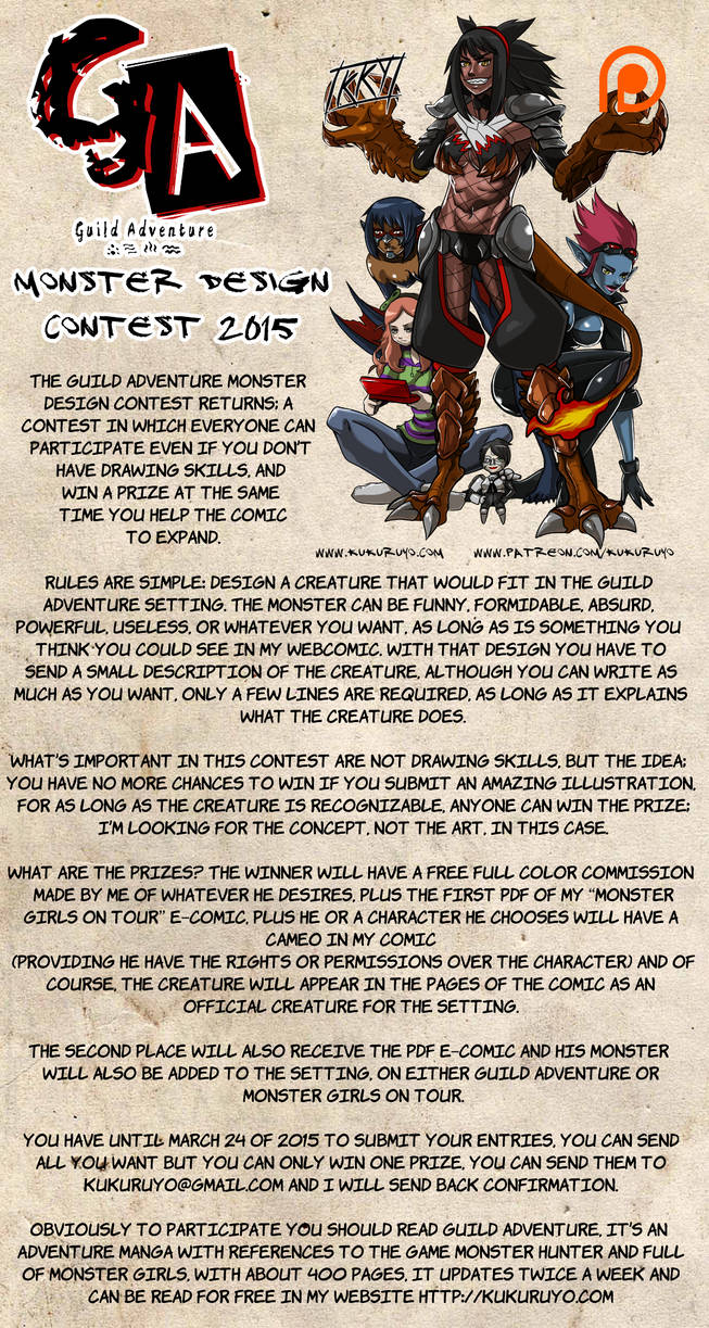 Monster design contest 2016 - kukuruyo