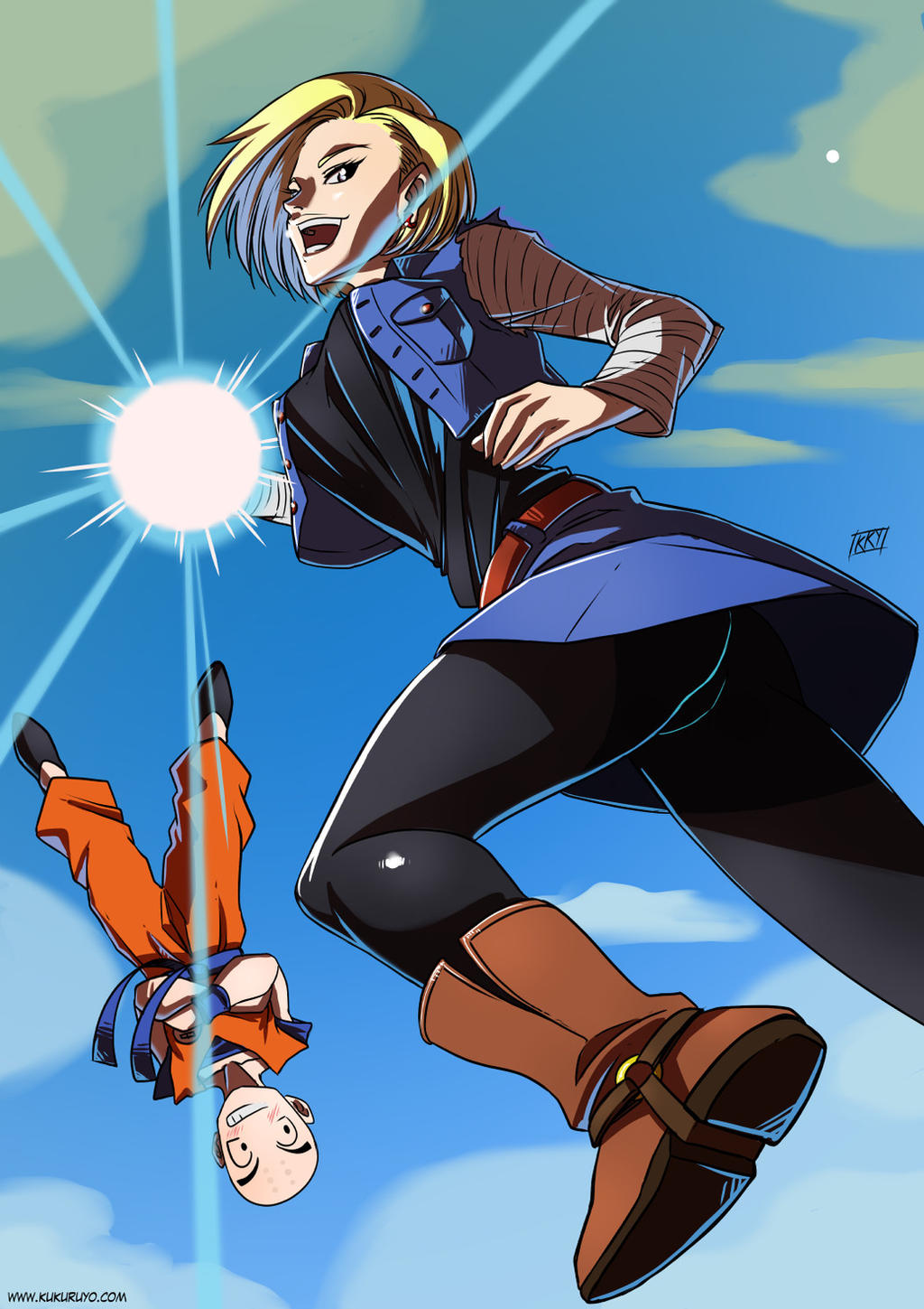 Android 18 Reference Dragon ball Android 18 by KukuruyoArt on DeviantArt