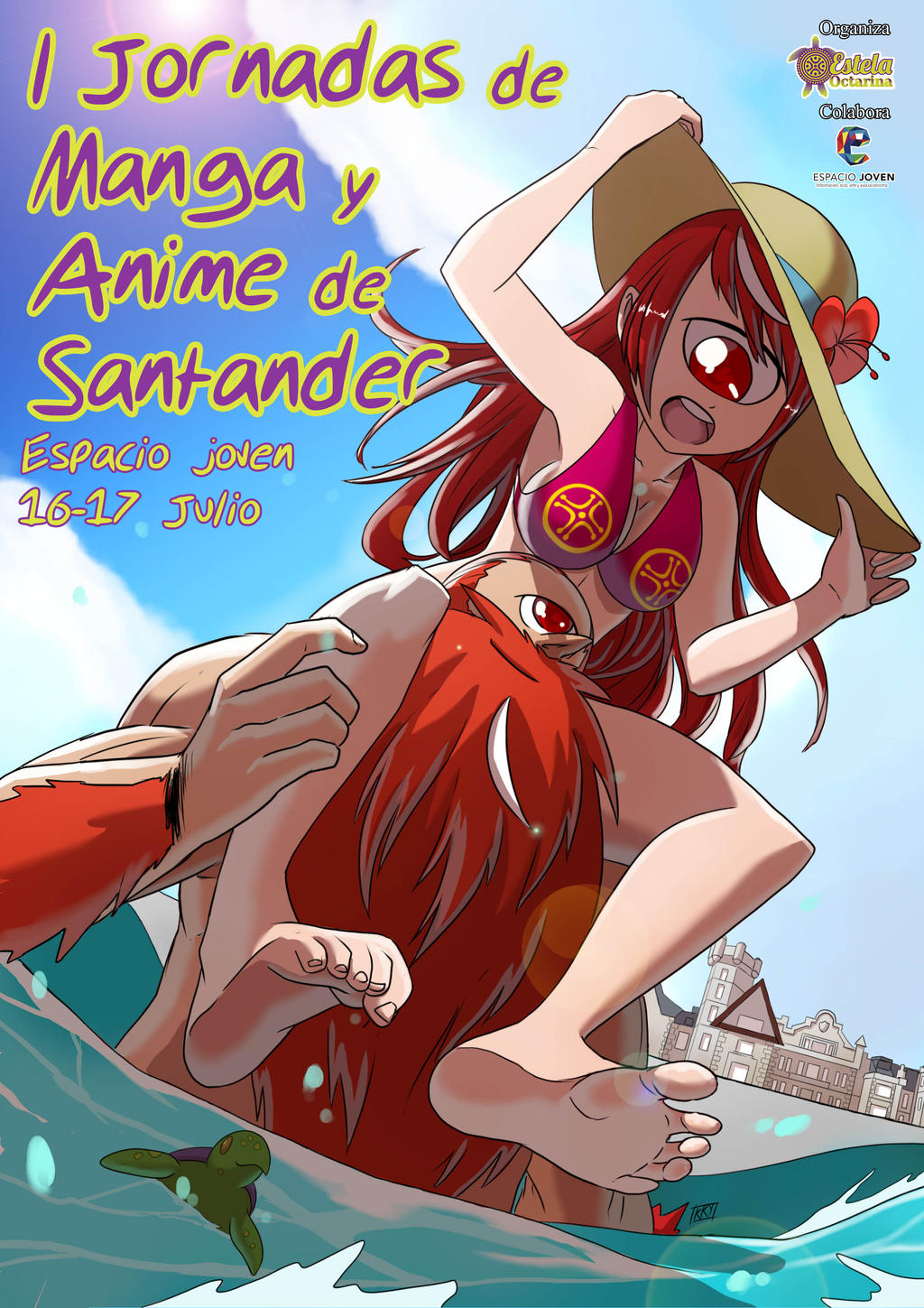 Poster Jornadas manga de Santander by KukuruyoArt