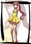 Commission: Monika in asuka's dress