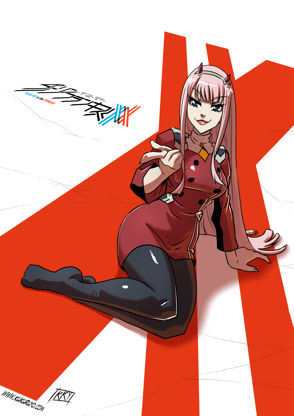 Zero Two Driver Deviantart Zero Two by KukuruyoArt on DeviantArt