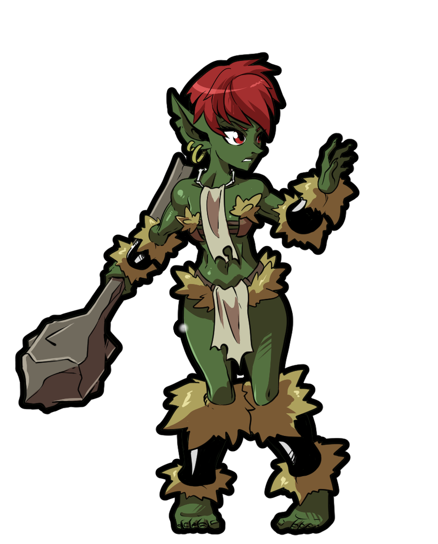 Goblin monster girl by KukuruyoArt