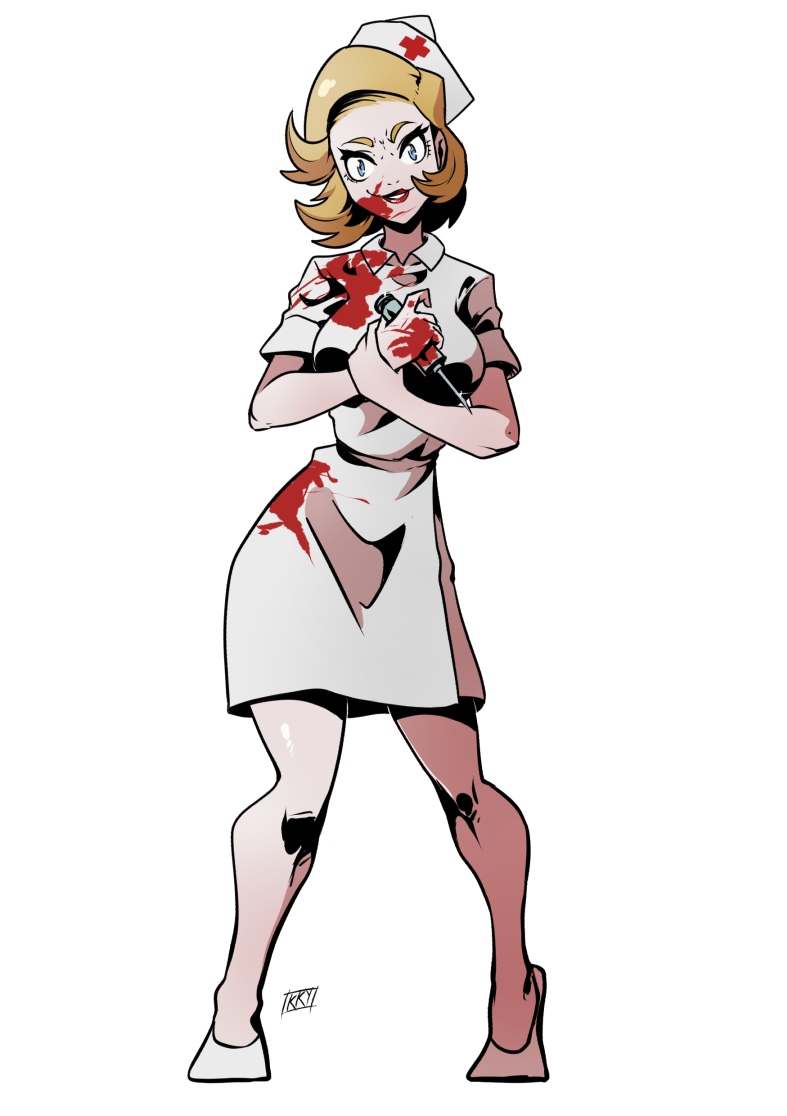 Horror nurse by KukuruyoArt on DeviantArt