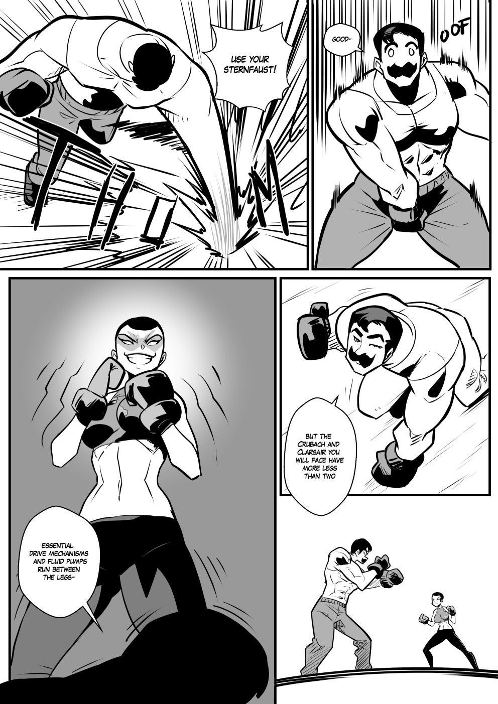 Boxing Comic Boxing comic commission 2 by KukuruyoArt on DeviantArt