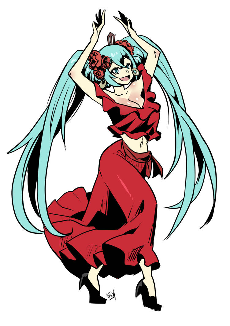 Spanish Miku By KukuruyoArt On DeviantArt spanish-miku-by-kukuruyoart-on-deviantart